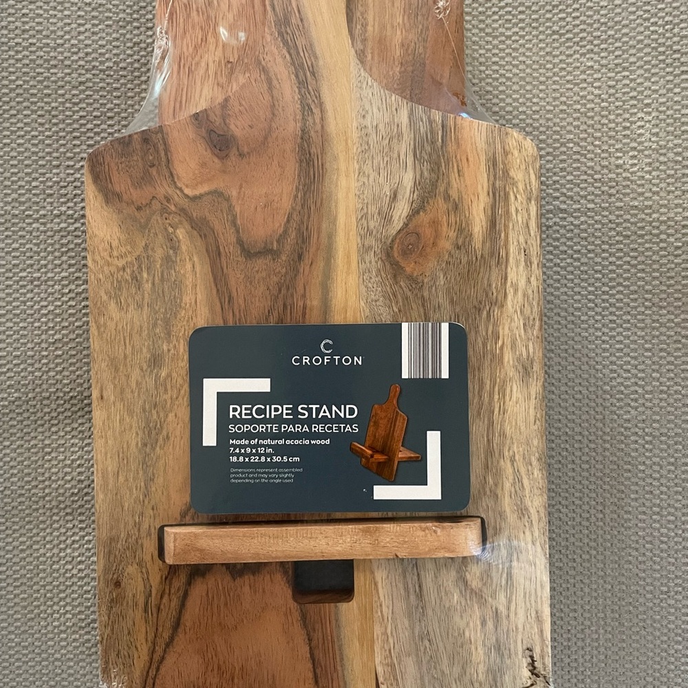 Wood Recipe Stand
